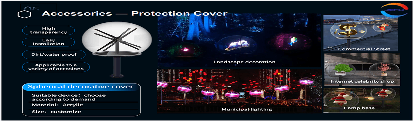 خرید آنلاین هولوگرام فن سه بعدی