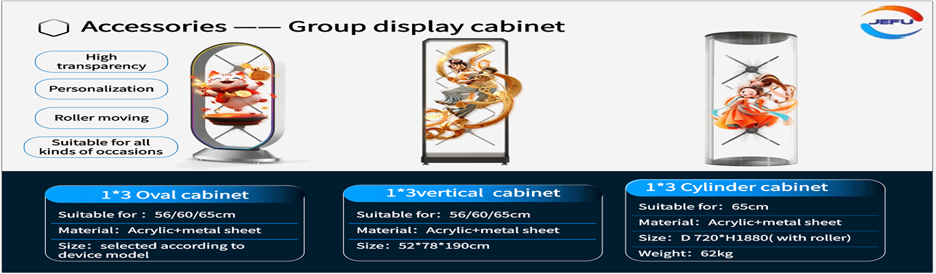 خرید آنلاین هولوگرام فن سه بعدی