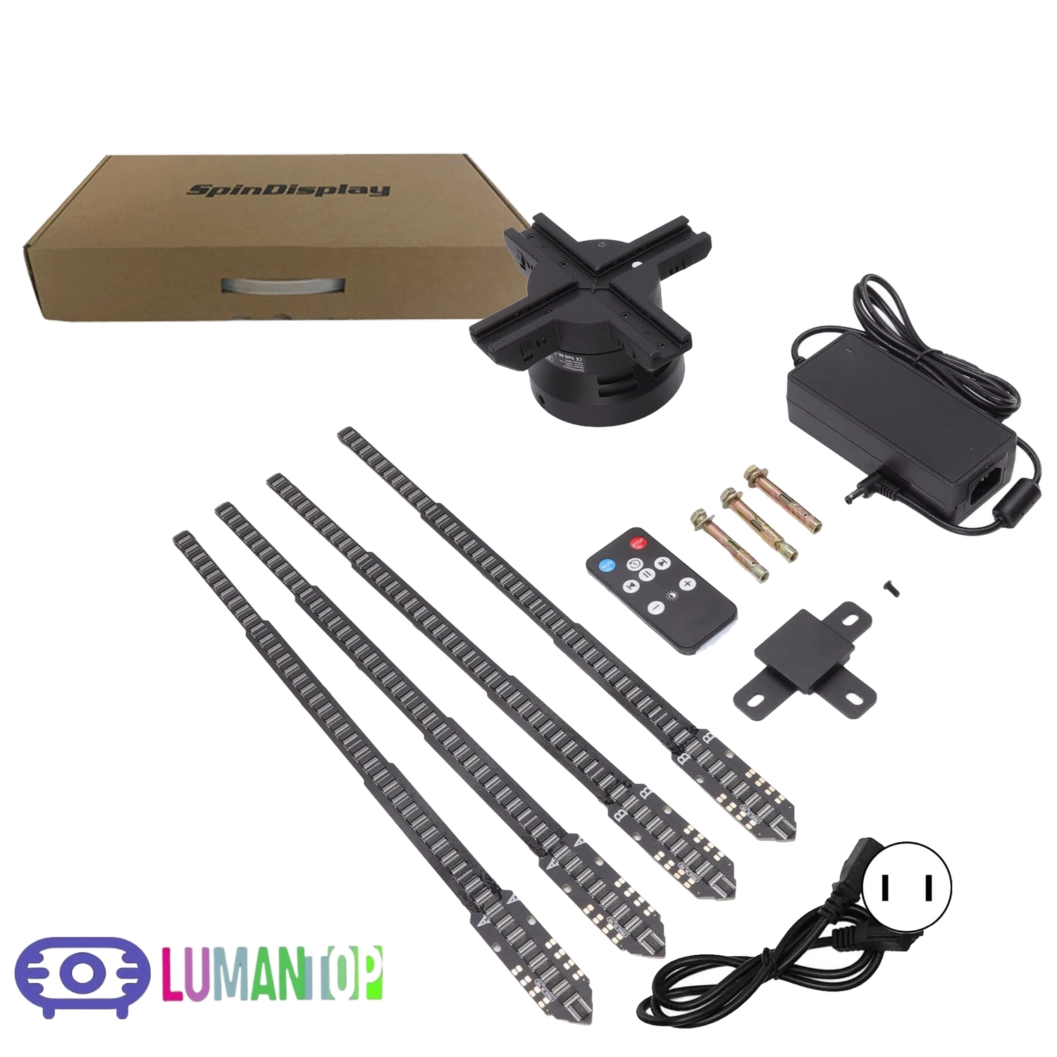 هولوگرام فن سه بعدی مدل F80 یکسال گارانتی