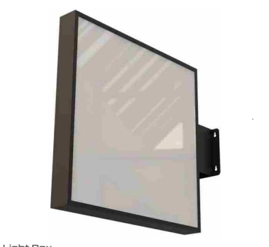 Fixed flat square light box 12 months company warranty