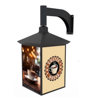 Four-sided rotating wall lantern light box 6 months company warranty